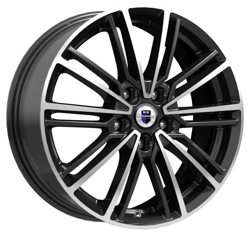 KiK Erfurt 2022 Black Polished 7x17/5x112 D57.1 ET40  