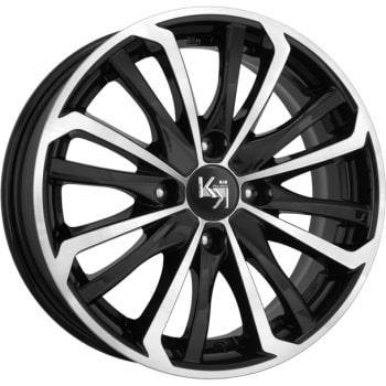 KiK Rim 2022 Black Polished 6x15/4x108 D65.1 ET25  