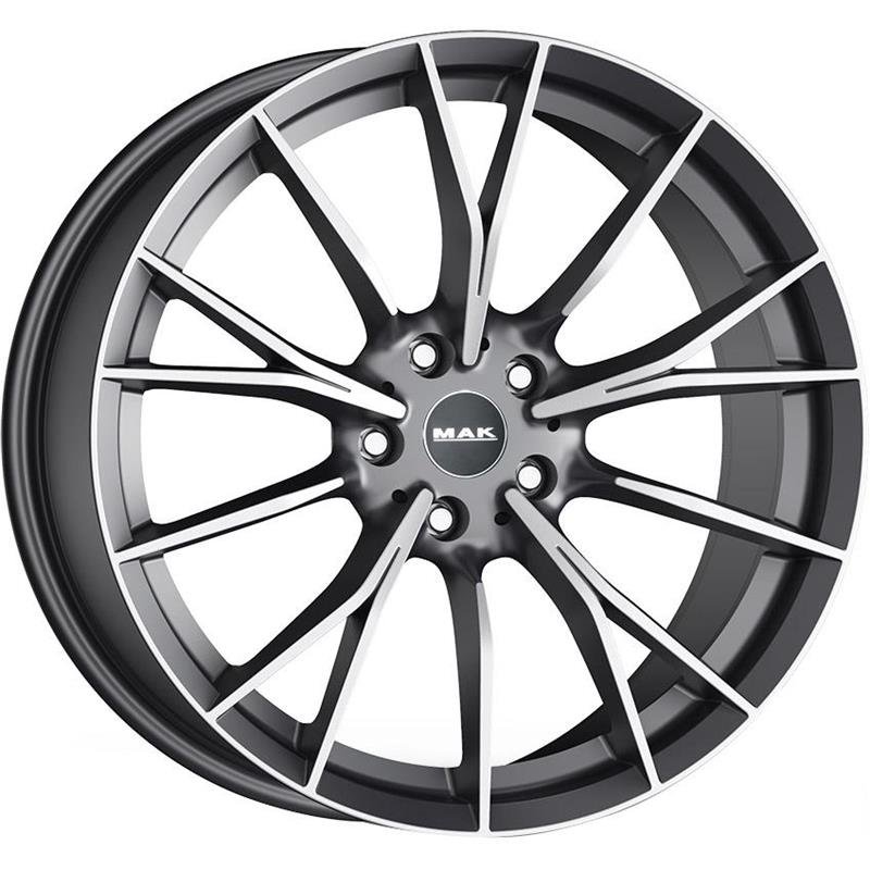 MAK Fabrik 2021 Gun Met-Mirror Face 8.5x19/5x120 D72.6 ET30  