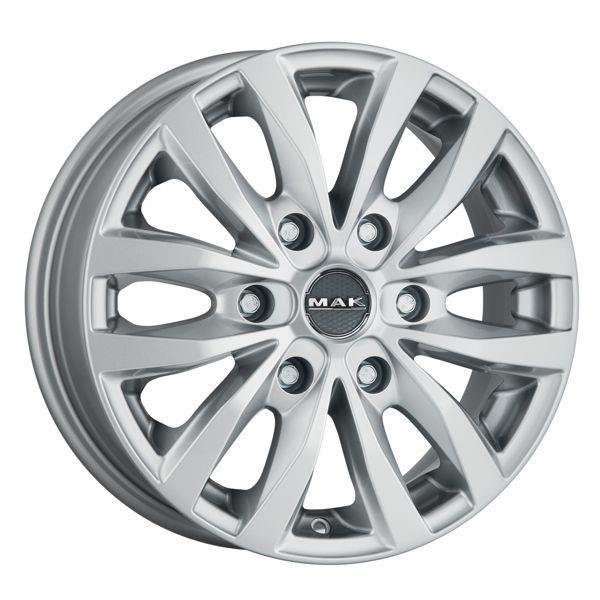 MAK Load 6 2022 Silver 6.5x16/6x130 D84.1 ET62  