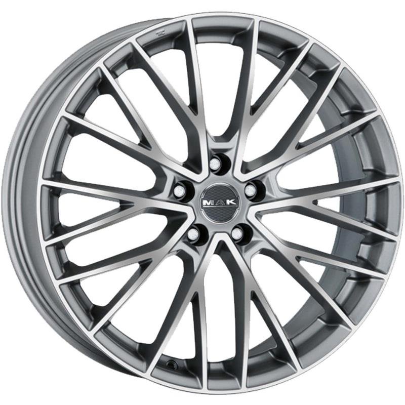 MAK Speciale 2022 Graphite Mirror Face 8.5x19/5x114.3 D76 ET30  