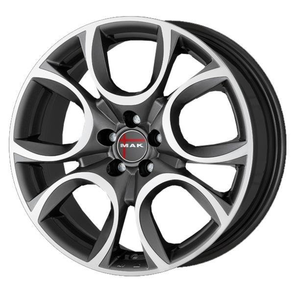 MAK Torino W 2022 Gun Met-Mirror Face 6.5x16/5x98 D58.1 ET39  
