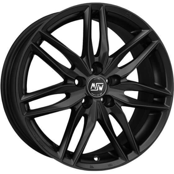 MSW 24 2022 Matt Black 8x17/5x108 D73.1 ET45  