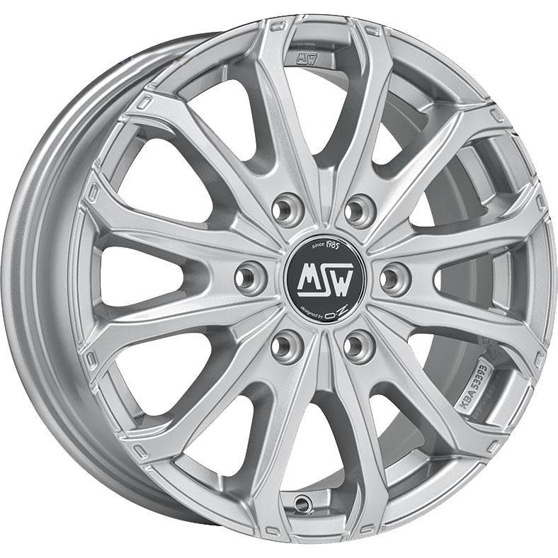 MSW 48 Van 6 Holes 2022 Full Silver 6.5x16/6x130 D84.1 ET62  