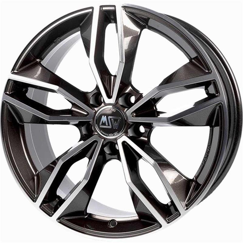 MSW 71 2022 Gloss Dark Grey Full Polished 8x18/5x112 D73.1 ET42  
