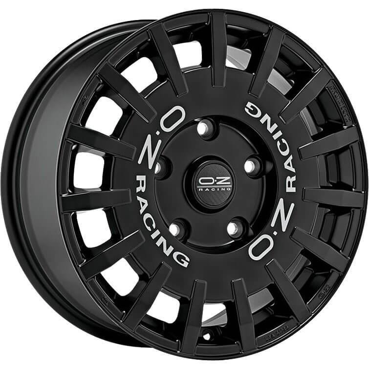 OZ Racing Rally Racing Van 2022 Matt Black Silver Lettering 7.5x18/5x160 D65.1 ET48  