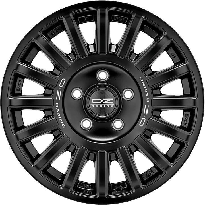 OZ Racing Rally Raid 2022 Matt Black Silver Lettering 8.5x18/5x130 D84 ET32  