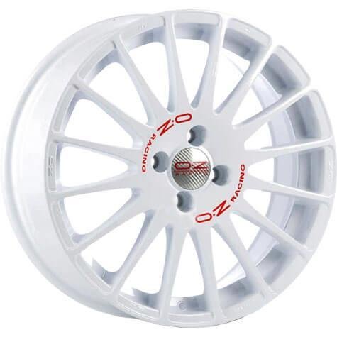 OZ Racing Superturismo GT 2022 Race White Red Lettering 7x17/4x108 D65.1 ET25  