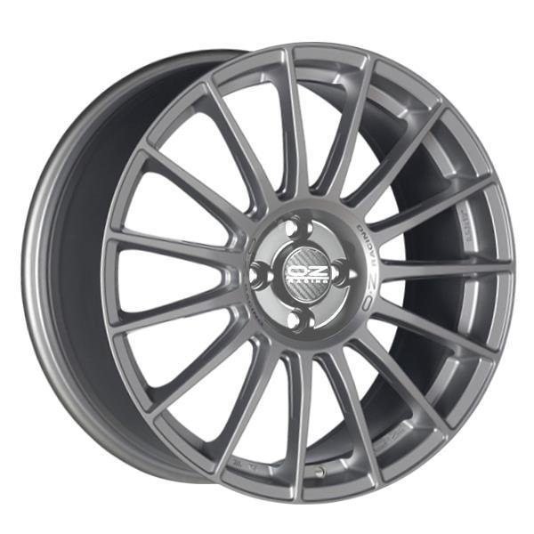 OZ Racing Superturismo LM 2021 Matt Race Silver Black Lettering 8.5x19/5x108 D75 ET45  
